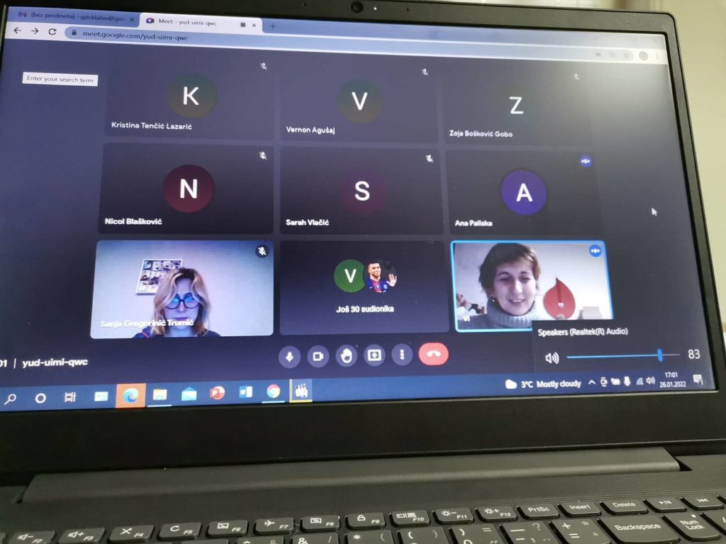Održana online predavanja za maturante