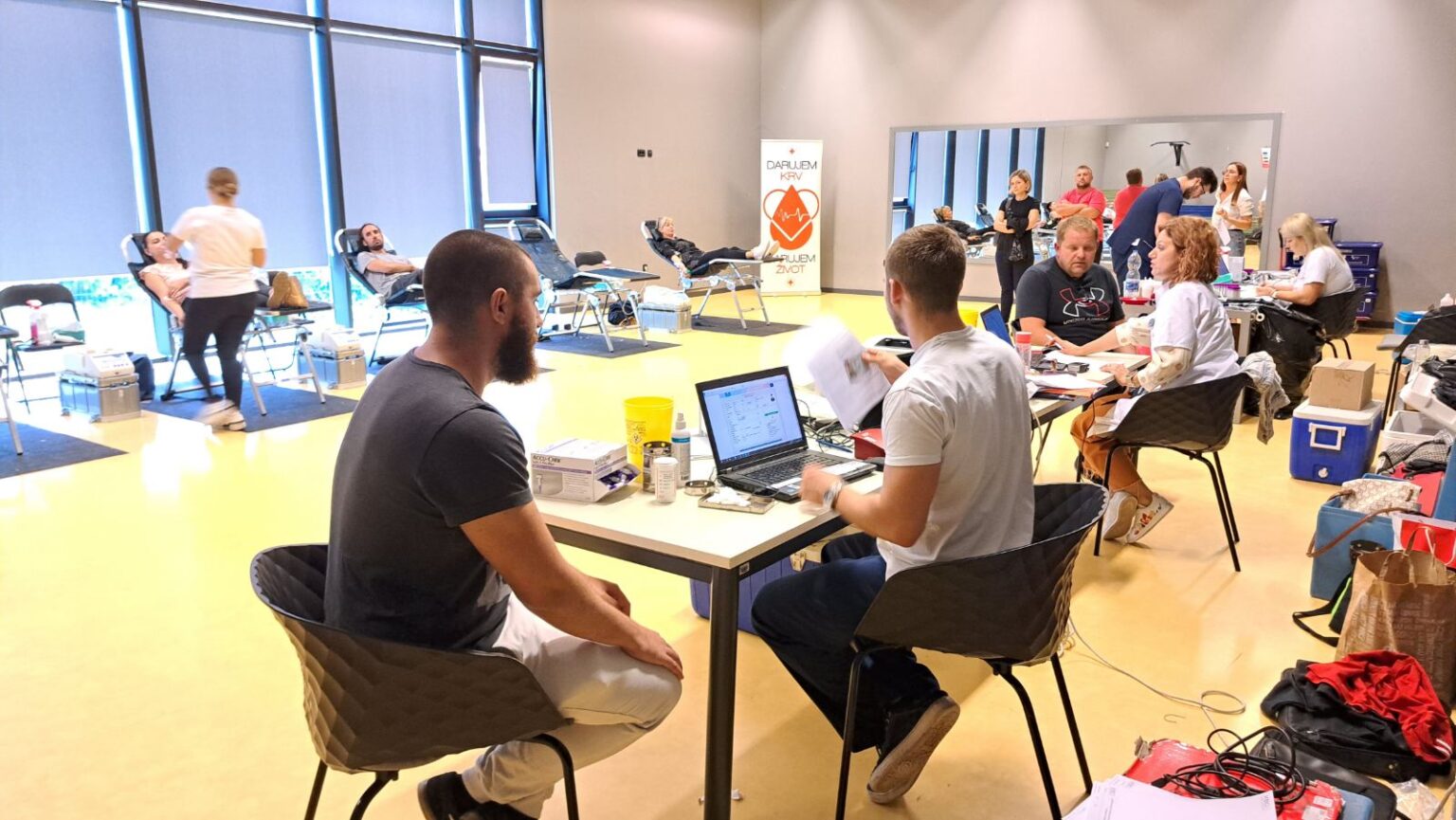 Još jedna odlična akcija darivanja krvi sa prikupljenih 104 doza krvi i 5 novih darivatelja