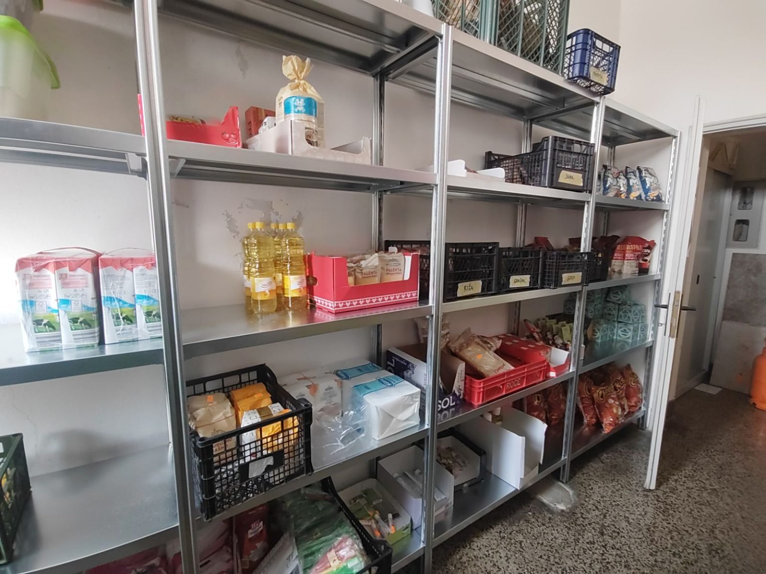 Projekt “Infrastrukturno opremanje posrednika u doniranju hrane na Labinštini 2” u zadnjoj fazi