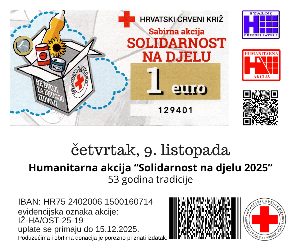 Najava: humanitarna akcija “Solidarnost na djelu 2025” SND 25 najava