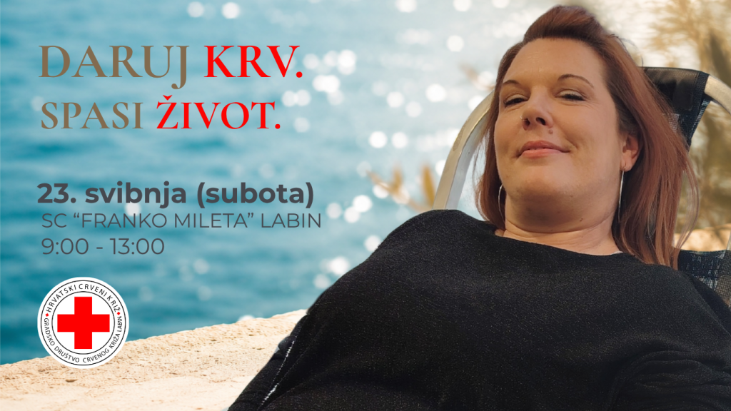 Najava: akcija darivanja krvi u Labinu 23.5.2026.